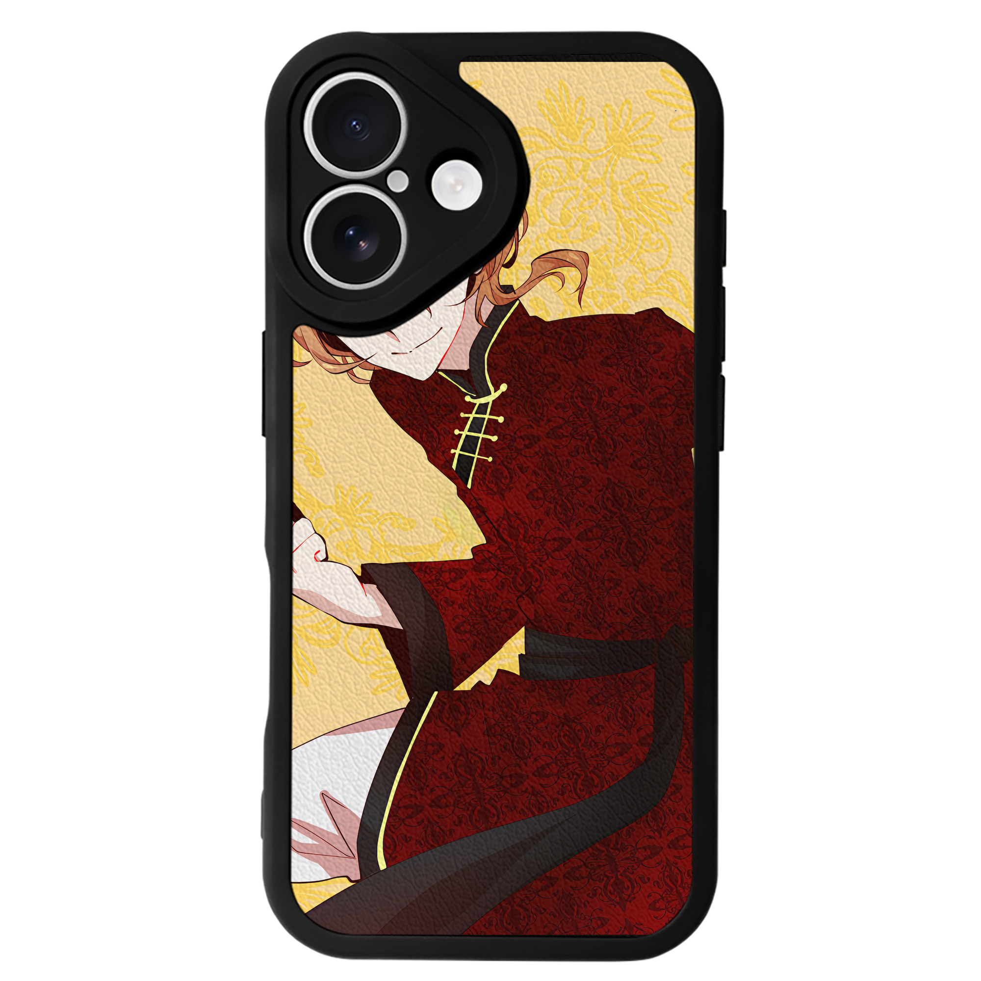 （画像用） 文豪ストレイドッグス Bungo Stray Dogs 【iPhone 16シリーズ対応】シリコンスマホケース（レザー調） 材質：シリコン